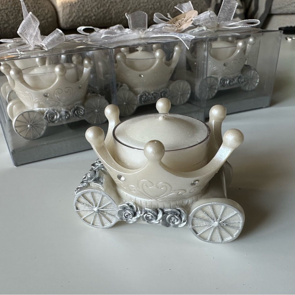 7 Crown Carriage Candle Holder (7pc set)